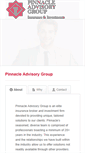 Mobile Screenshot of pinnacleadvisorygroup-in.com